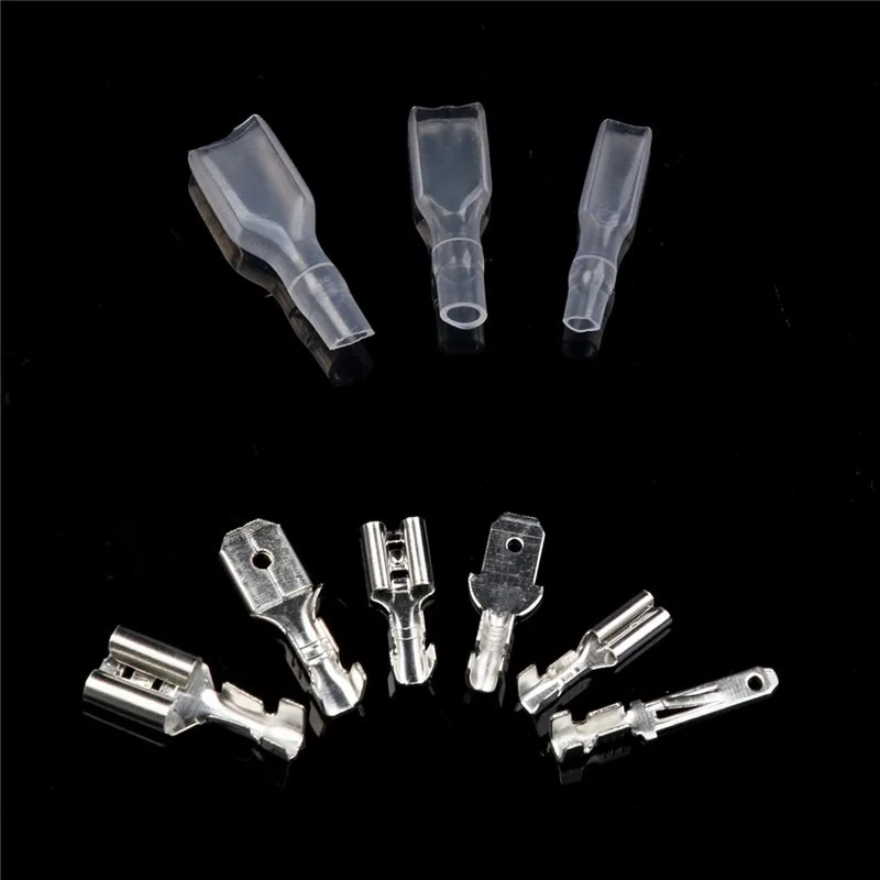 

150PCS 2.8/4.8/6.3mm Female Crimp Terminals Insulated Seal Electrical Wire Connectors Spade Crimping Terminal Assortment Kit