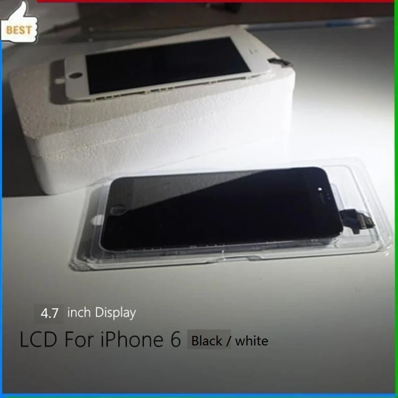 OEM ЖК-дисплей сенсорный экран для iPhone 6 6plus 6s plus 7 черный белый сборка Замена с инструментами