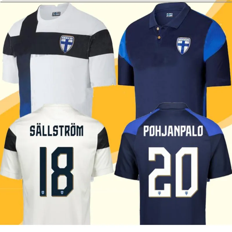 

adults new 2020- 21 FinlandES shirt Skrabb Jensen Pukki ALLSTROM POHJANPALO KAMARA Raitala Jensen new men shirt Top Quality