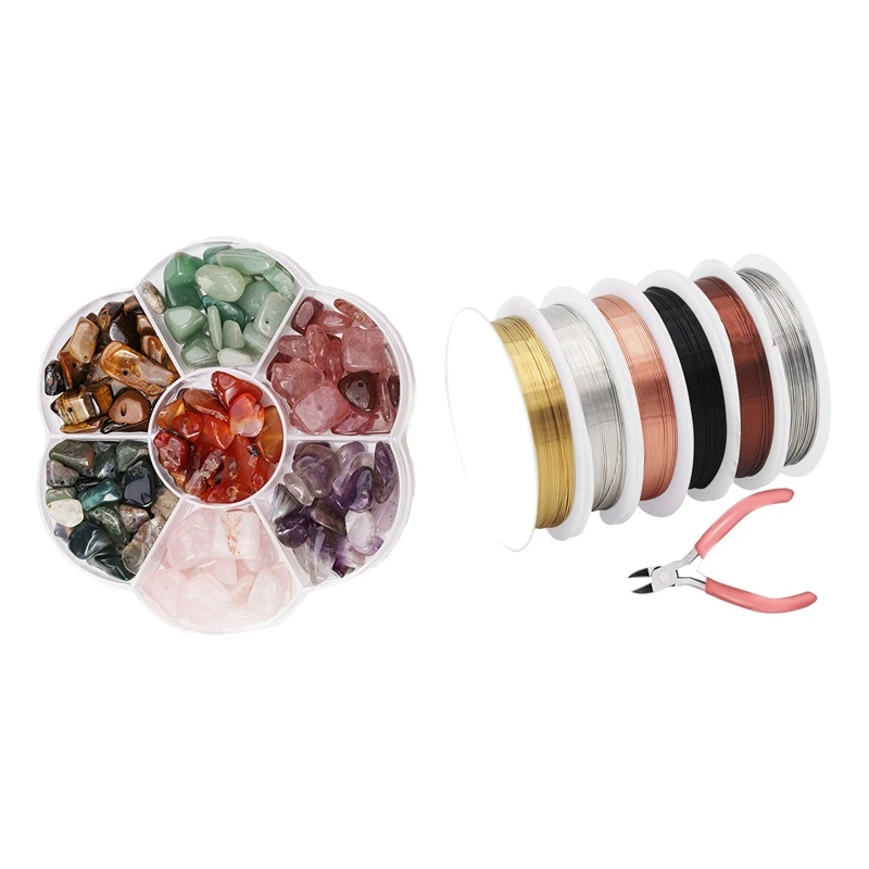

6 шт./упаковка, медная проволока для ювелирных изделий, 6 цветов
