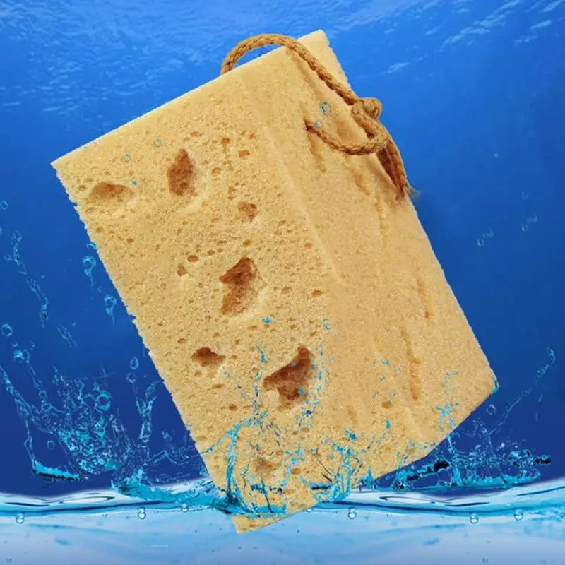 

Practical Yellow Car Washing Cleaning Sponge Honeycomb Anti-wear Coralline Sponge Auto Cleaner Tool
