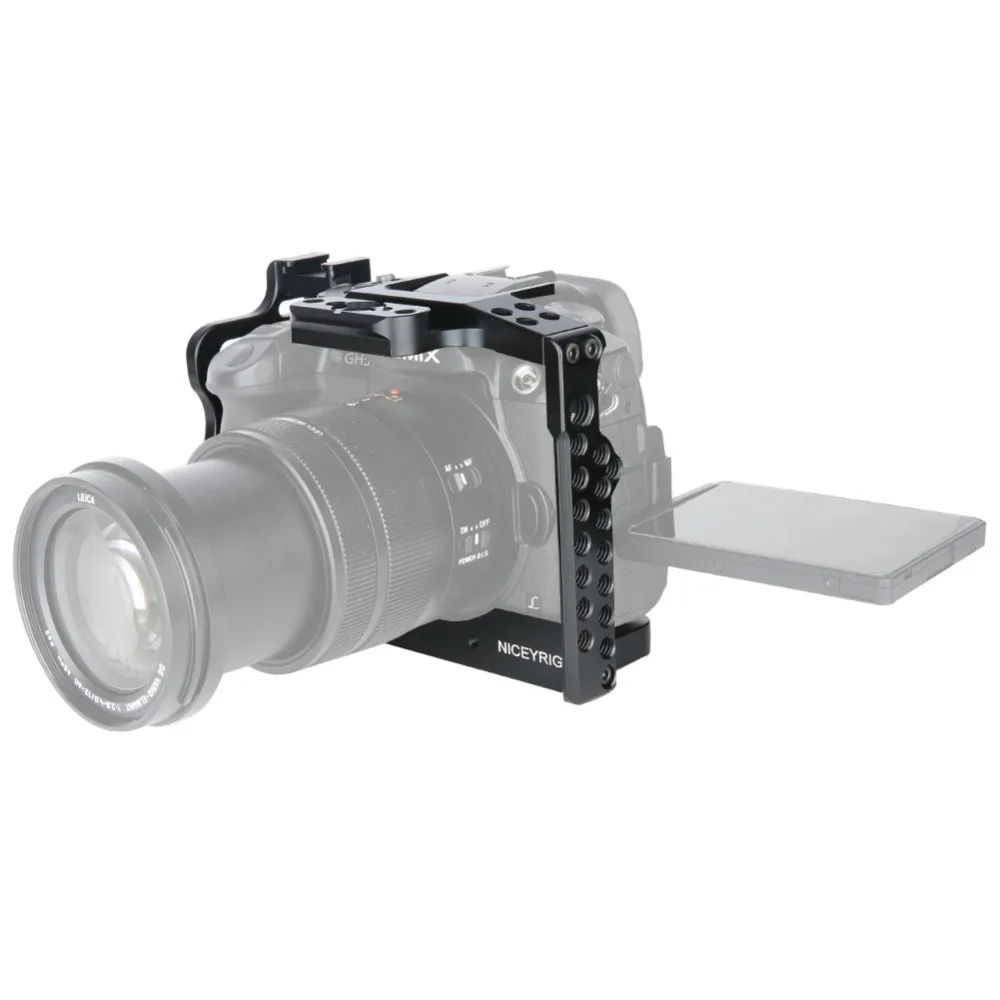 Чехол для Камеры NICEYRIG gh5 gh5s для камеры Panasonic GH5 GH5S для камеры Panasonic Lumix gh5s gh5 DSLR Cage Lumix gh5 чехол для видео Rig
