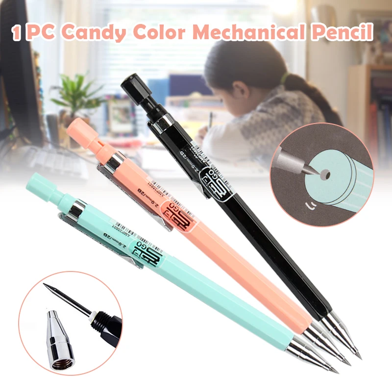 

Mechanical Pencil Creative Pen Holder Refill Is Suitable For School Office Writing Supplies Children's Girls' Gift Test Spare