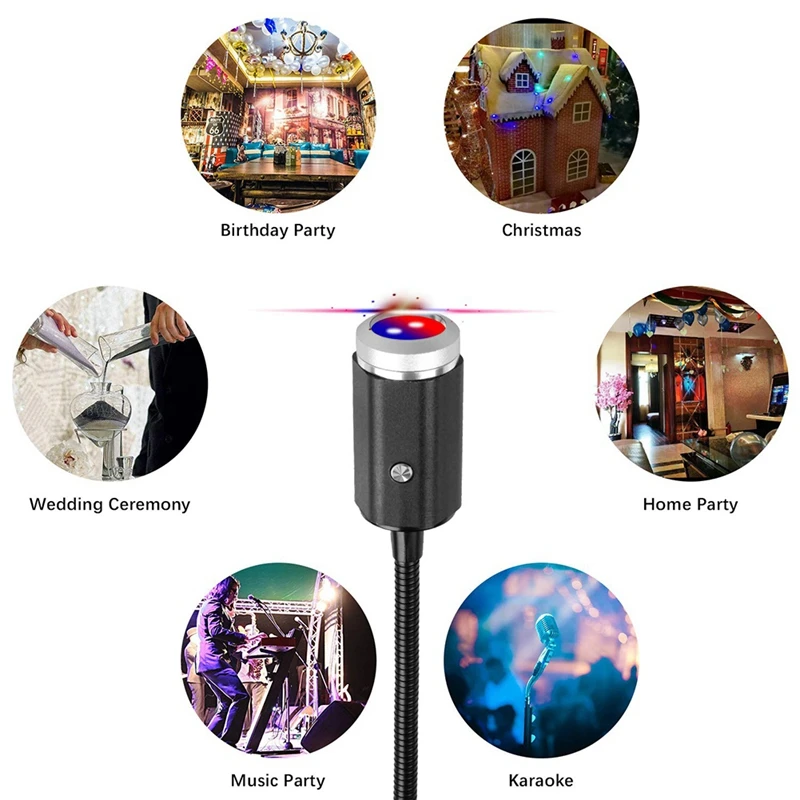 

USB Star Night Light, 2 Colors Auto Roof Star Lights, Portable Adjustable Romantic Star Light