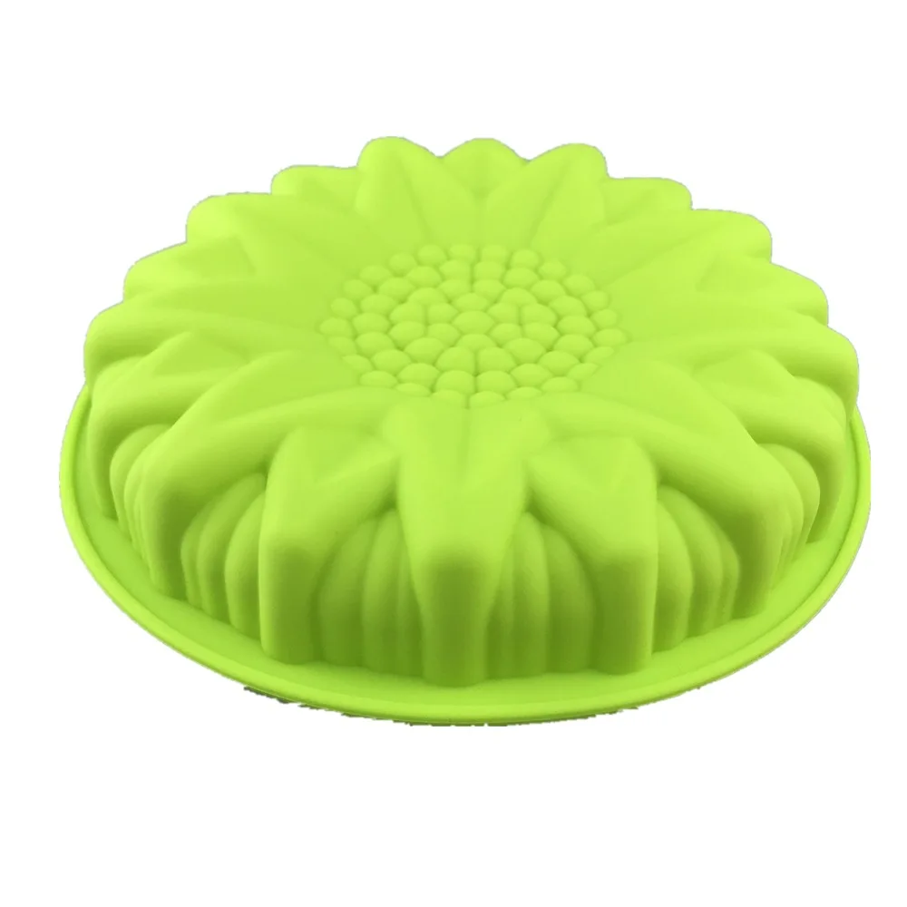 Силиконовая форма для подсолнуха шоколадный мусс фруктовый пирог желе помадка