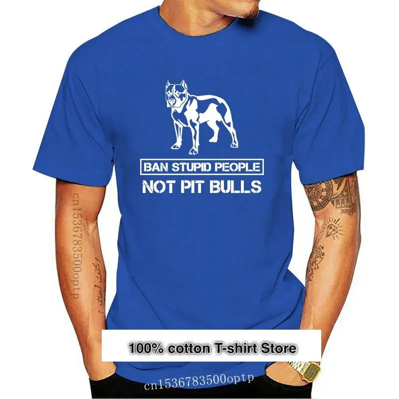 

Camiseta de manga corta de Pitbull, S ~ 3xl Camisa de algodón de talla grande, de verano, no Pit Bulls, nueva