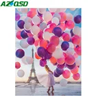 AZQSD 5D DIY алмазное Рисование воздушный шар для девочек Вышивка крестом Алмазная мозаика пейзаж полный набор ручной работы подарок домашний декор