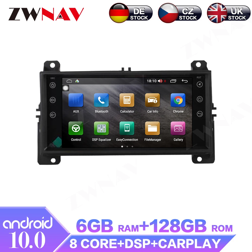 

6+128GB For Jeep Grand Cherokee 2008-2013 Universal Android 10.0 Radio Car GPS Navigation Radio Multimedia Player Carplay DSP
