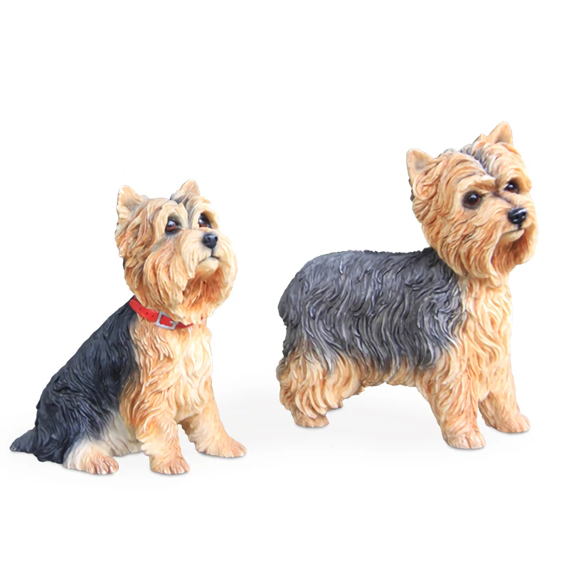 Модная модель йоркширского терьера собаки маятник поделки коллекция для дома