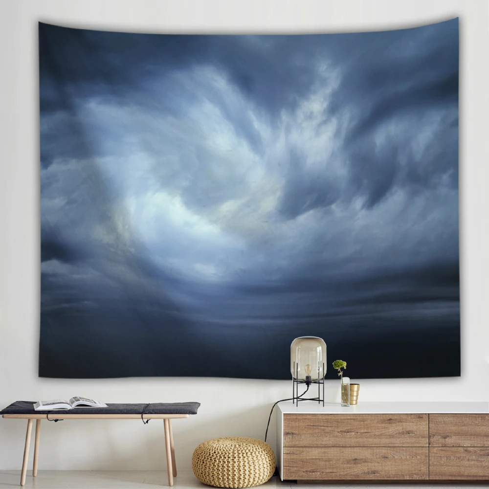 Конфетный небесно Розовый Настенный Гобелен из ткани тонкий полиэстер 3D