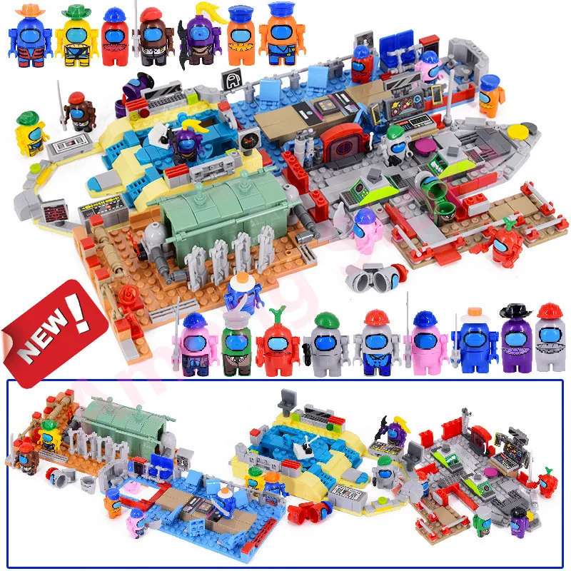 Космическая капсула звезда США игра космическая сцена включая 16 фигурок модель