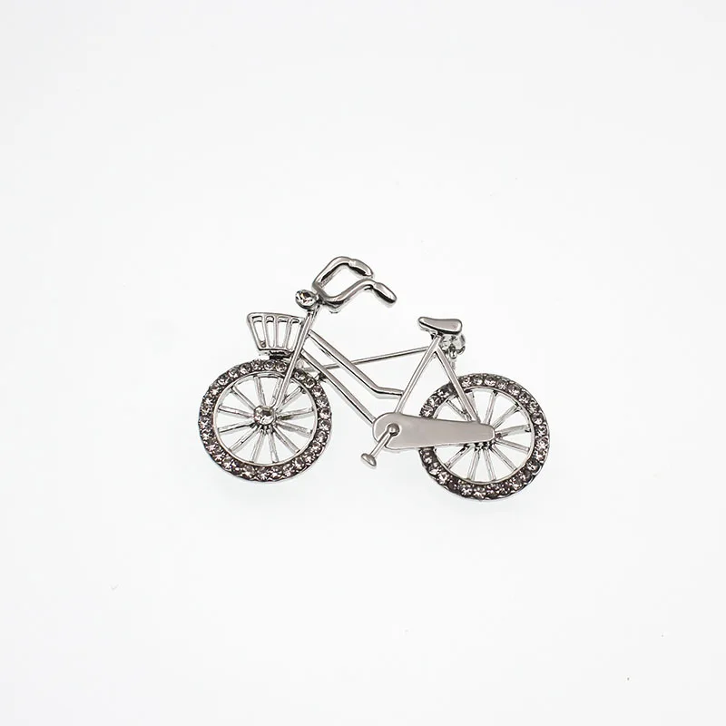 1 шт. золотого серебряного цвета креативный велосипед Для женщин брошь значки