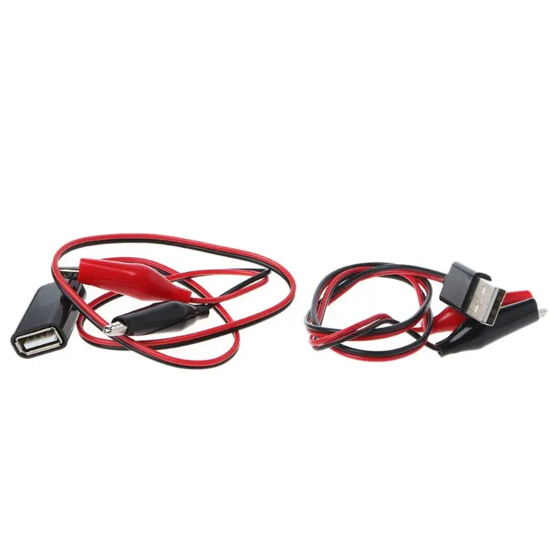 Тестовые зажимы типа Аллигатор 1 пара коннектор с разъемом USB папа адаптер