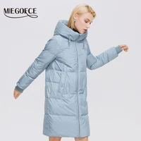 miegofce 2021 winter women coats simple fashion long jacket women professional parka femme winter coat d21858