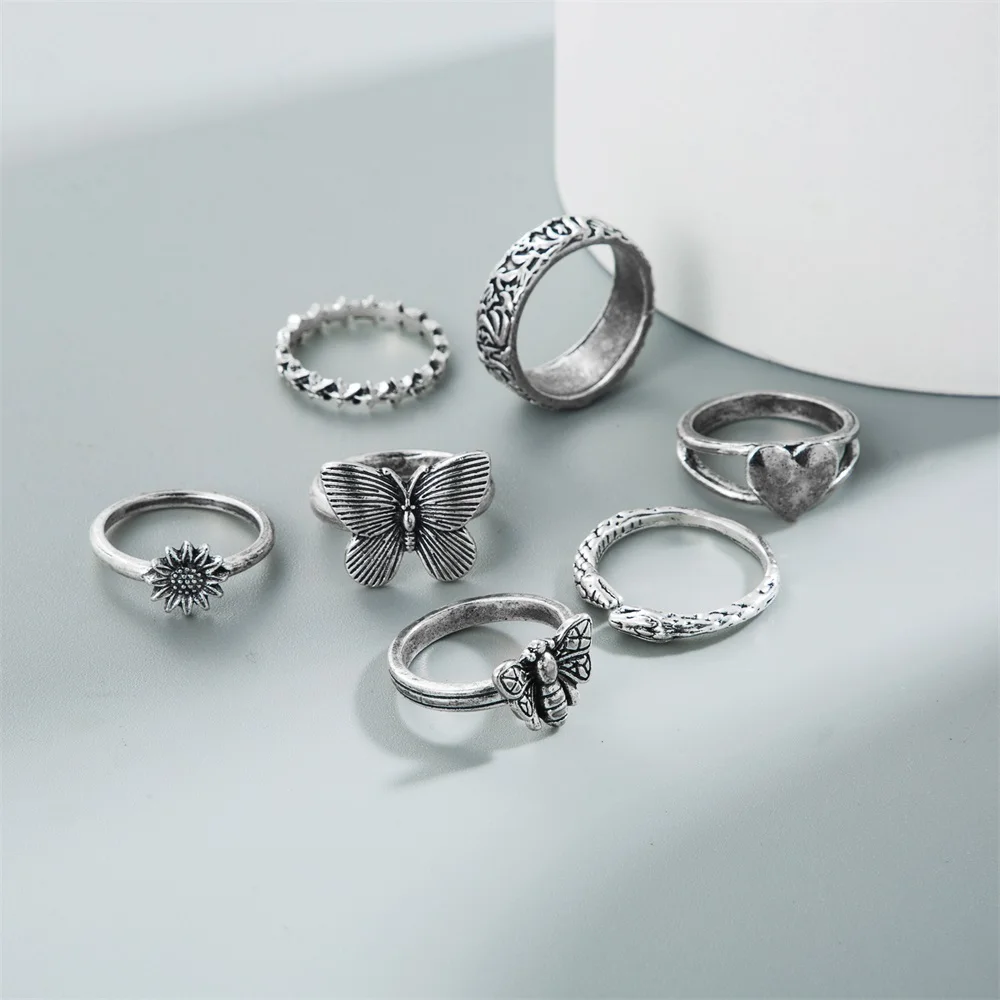 Женское кольцо средней длины в богемном стиле | Украшения и аксессуары