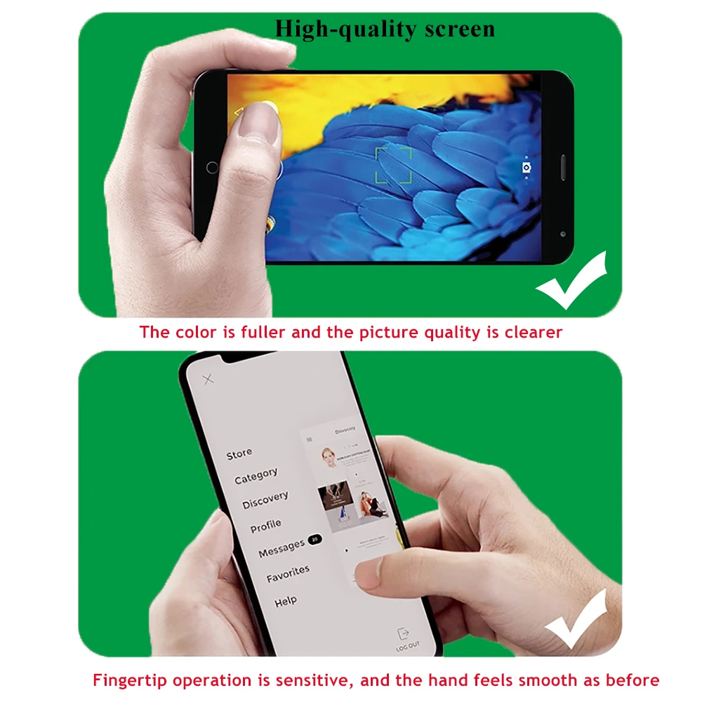 

AAA High Quality Screen for iPhone 8 LCD Display Touch Screen Digitizer Assembly Replacement with Gift Glass Film+Tools