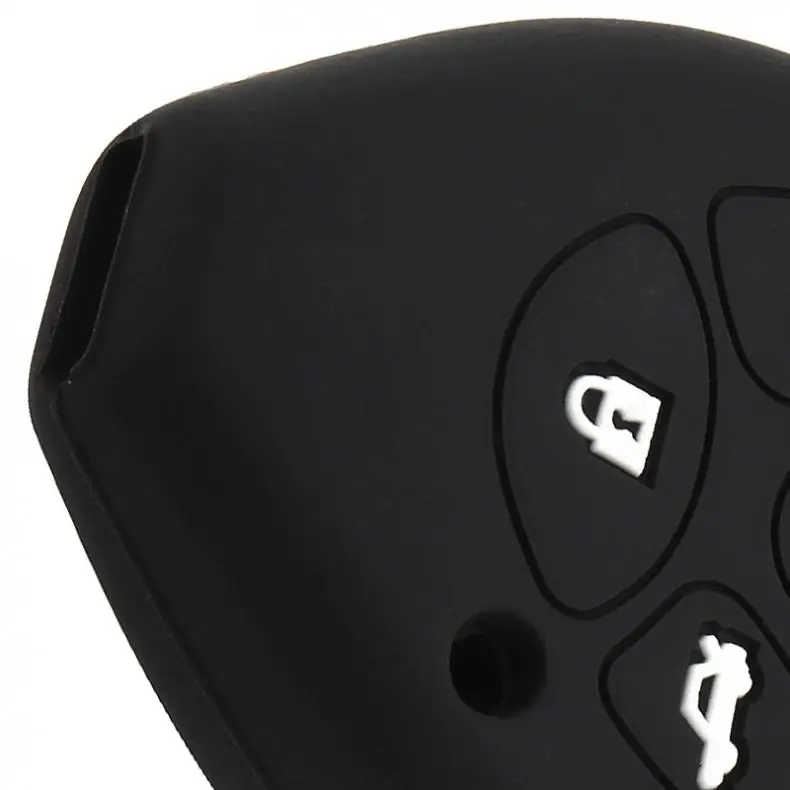 3 кнопки силиконовые прямые пластины ключи Чехол протектор держатель для Тойота