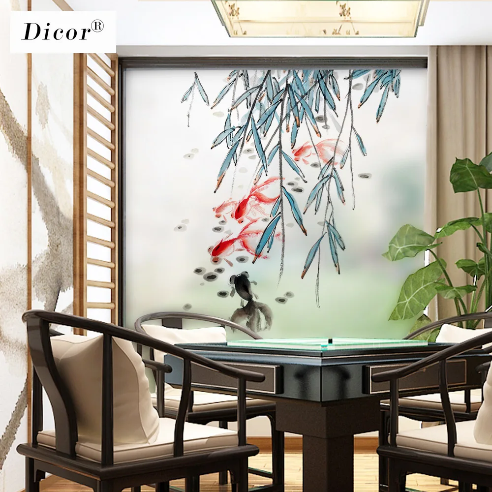 Витражная статическая пленка для окна матовая непрозрачная конфиденциальная