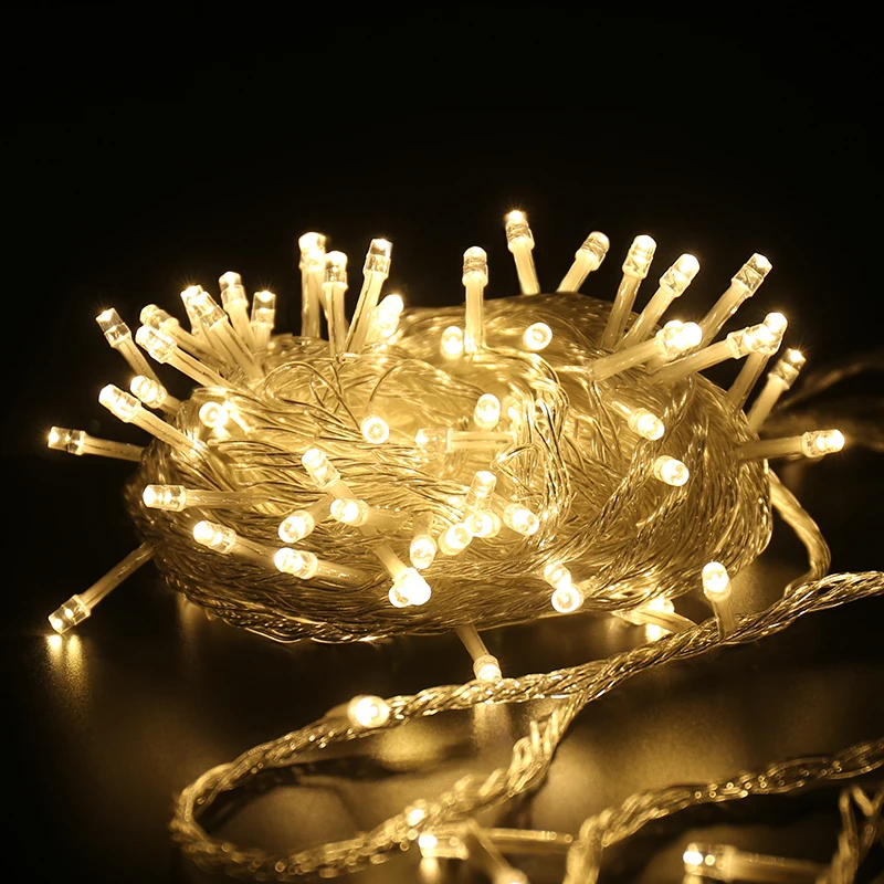 Luzes de Natal à Prova Guirlandas de Fadas para a Festa de Casamento do Ano Novo ao ar Decoração à Prova String Água 2m Bateria Livre Dwaterproof Led Luz d2