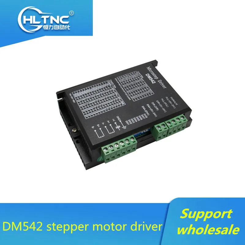 Высокое качество 1 шт. DC20-50V 4.2A DM542 Драйвер шагового двигателя контроллер двигателя для Nema23 двигатель