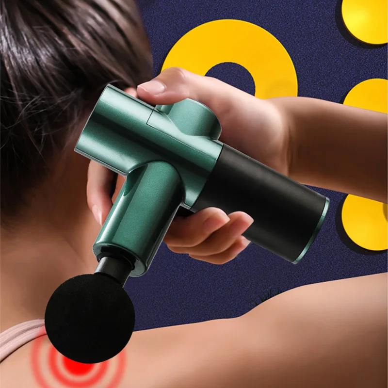 

Muscle Massager Mini Electric Fascia Gun Deep Vibration Relaxation Muscle For Fitness Slimming Shaping Pain Relief