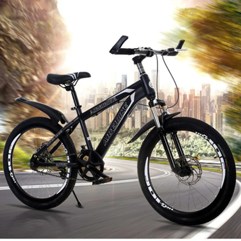 26 дюймов горный велосипед односкоростной двойной дисковый тормоз для