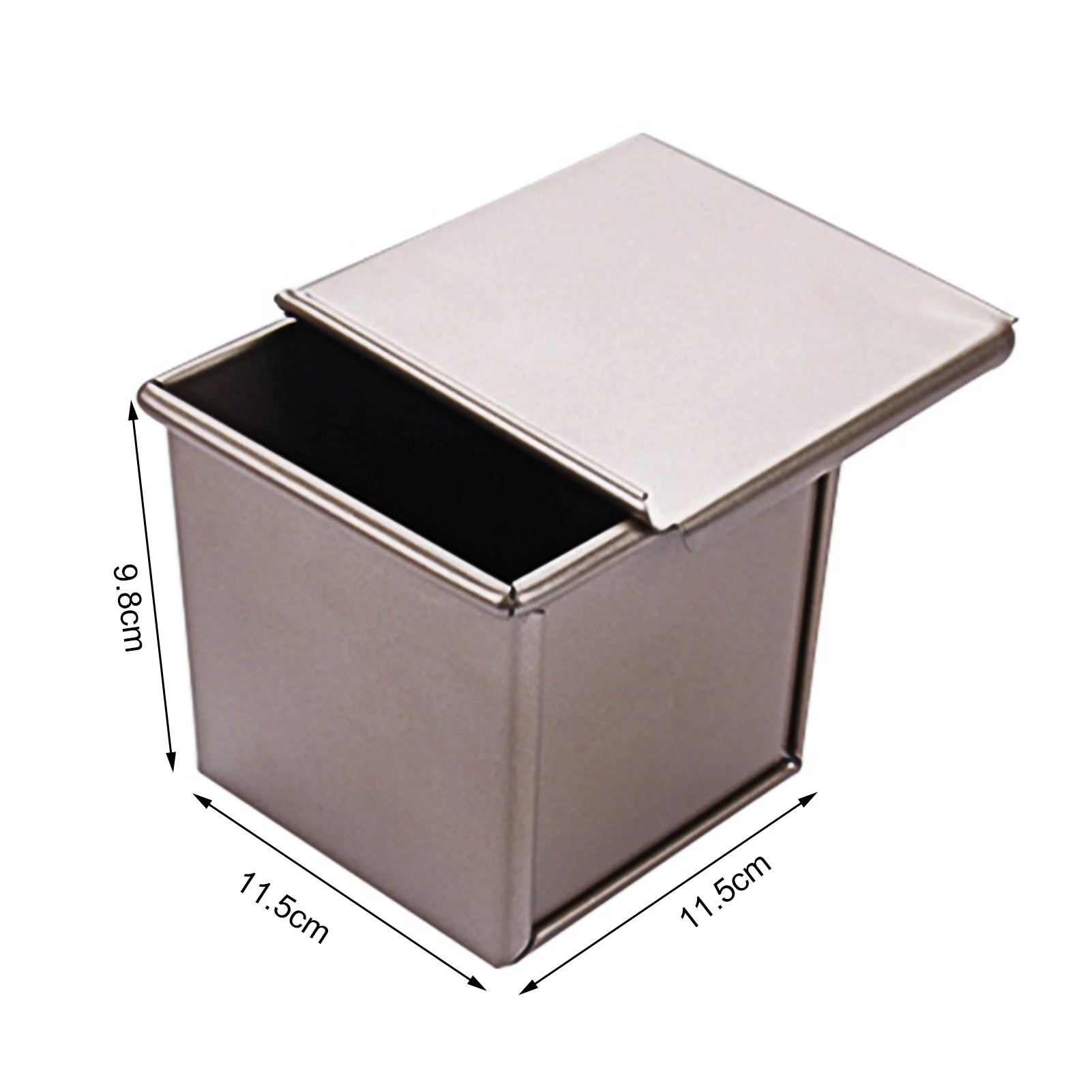 

Carbon Steel Cuboid Quadrate Toast Mold Non-stick Bread Pan Kitchen Tools Set Bakeware Baking Mold Supply Multifuctional