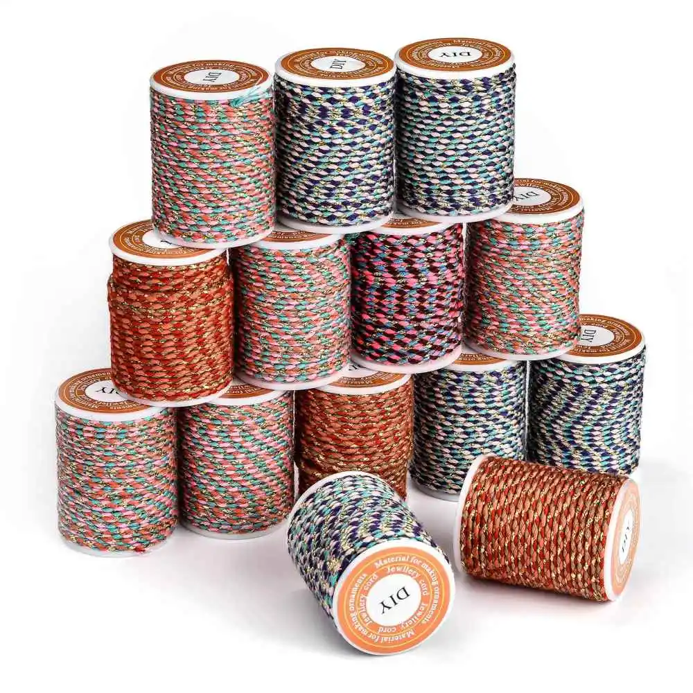 Веревки хлопковые 4-слойные для подвешивания стен 10 рулонов | Украшения и