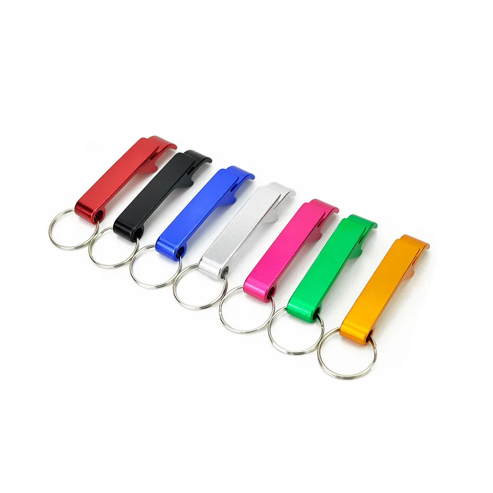 

20Pcs Aluminium Portable Can Opener Key Chain Ring Tiger Can Opener Customized Company Promotional Gift Personalized Giveaway