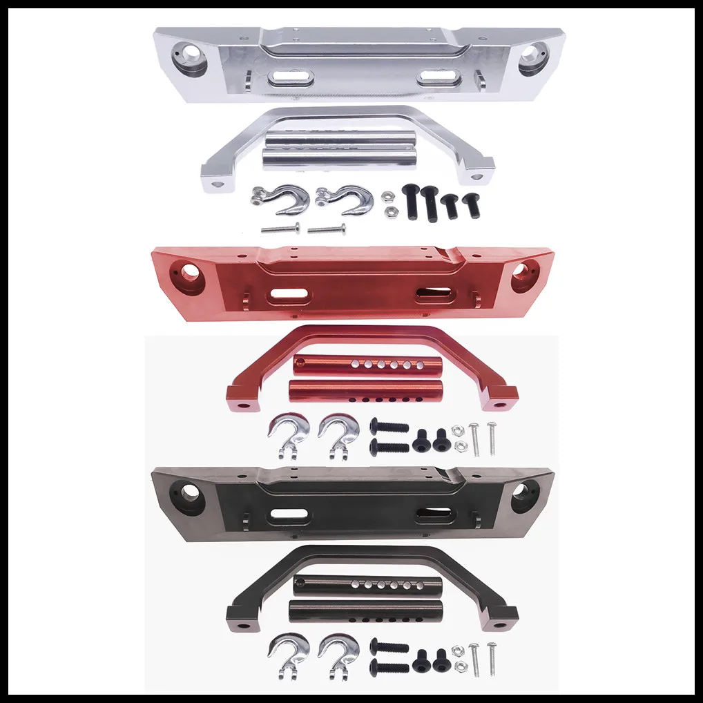 RCAWD machined alloy front bumper for 1-10 RGT 86100 86110 FTX5579 Outback Fury crawler parts
