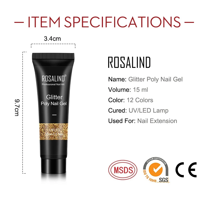 Гель-лак для наращивания ногтей Полупостоянный светящийся | Красота и здоровье