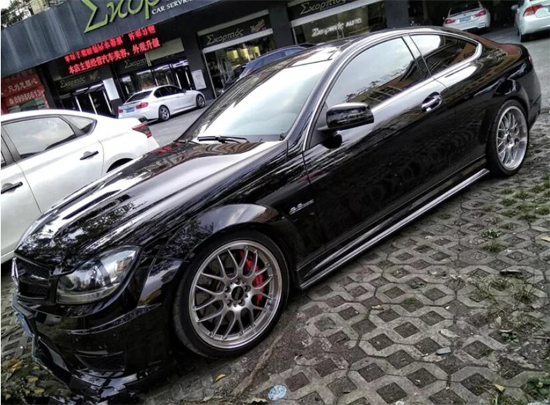 Комплект для юбки из углеродного волокна Mercedes-Benz C-Class W204 C180 C200 C260 C300 C63 2007-2014 |