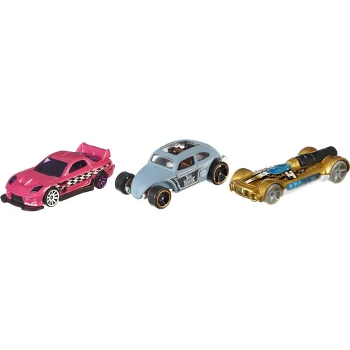 Тройной автомобильный комплект Hot Wheels широкий ассортимент масштаб 1:64