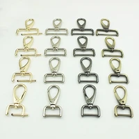 5pcs 16202538mm metal buckles removable lobster carbiner dog collar keychain swivel trigger clips snap hook diy accessories