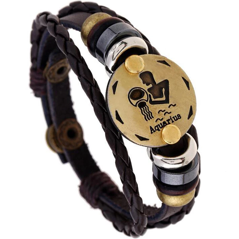 Прямая поставка кожаный браслет из кожзаменителя для мужчин и женщин|leather