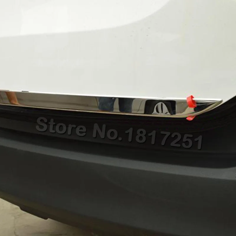 Для Toyota RAV4 2013 2014 2015 2016 нижняя крышка задней двери молдинг накладка из нержавеющей