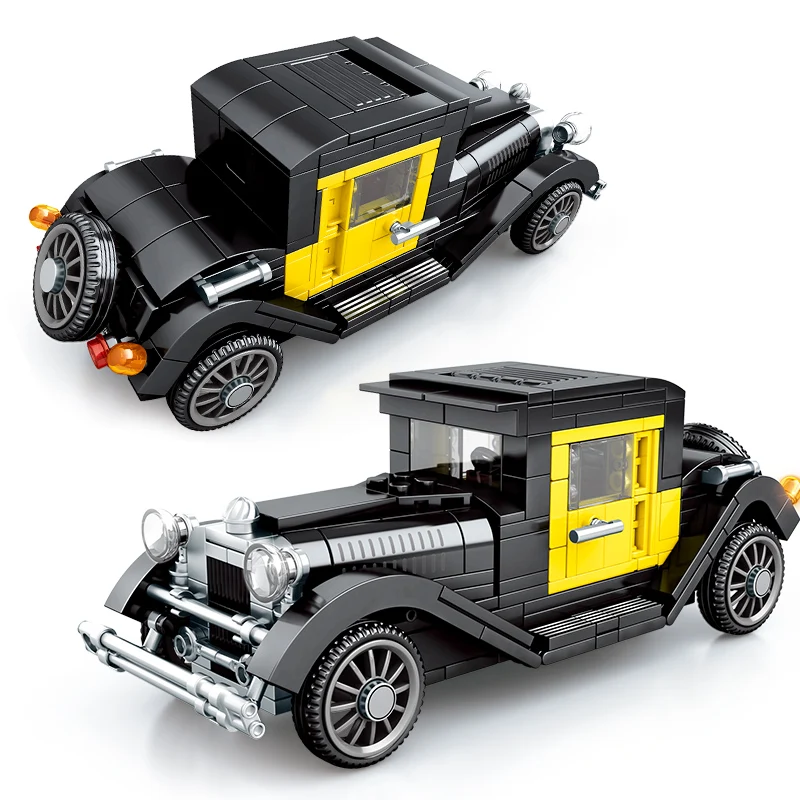 Блоки Sembo антикварные автомобили винтажная городская модель buliding наборы moc Speed