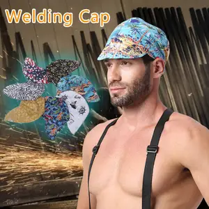 Эластичная сварочная шляпа 8 форм, Сварочная шляпа для поглощения пота, Сварочная Защитная шляпа, огнестойкая шляпа, шляпа с полной защитой