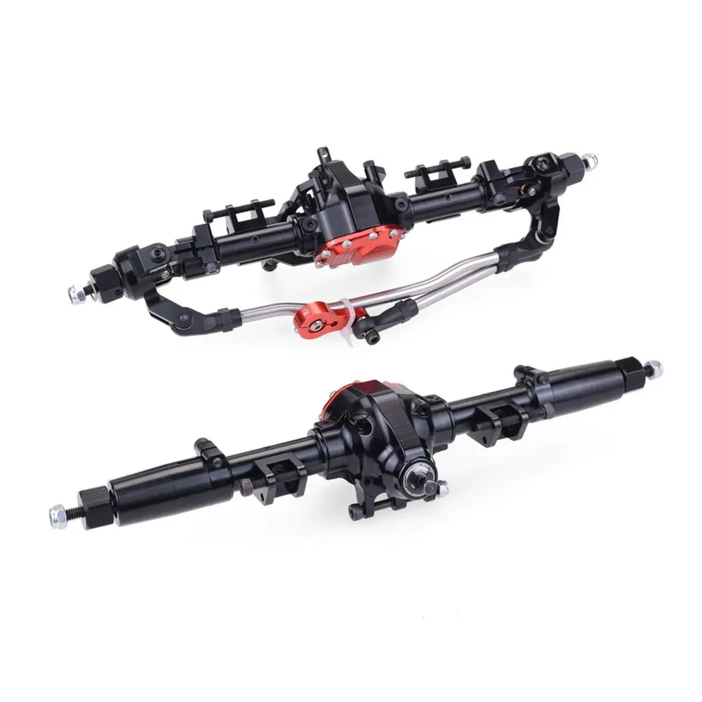 

SCX10 Aluminum Front And Rear Portal Axle Alloy Straight Axle for 1/10 RC Crawler Car Axial SCX10 II 90046 90047 Upgrade Parts