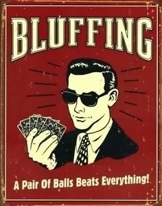 

New Bluffing! A Pair Of Balls Beats Everything Metal Tin Sign(Visit Our Store, More Products!!!)