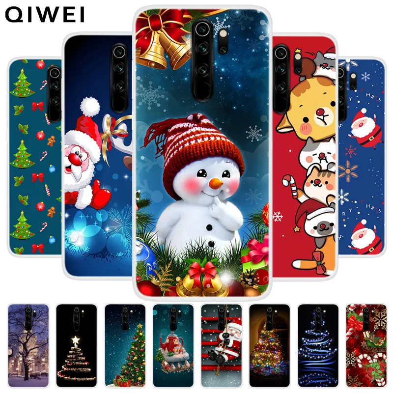 

For Xiaomi Redmi Note 8 Pro Case Christmas NEW Year Gift Soft TPU Cover For Xiomi Redmi Note 8T Phone Cases Coque Note8 8Pro