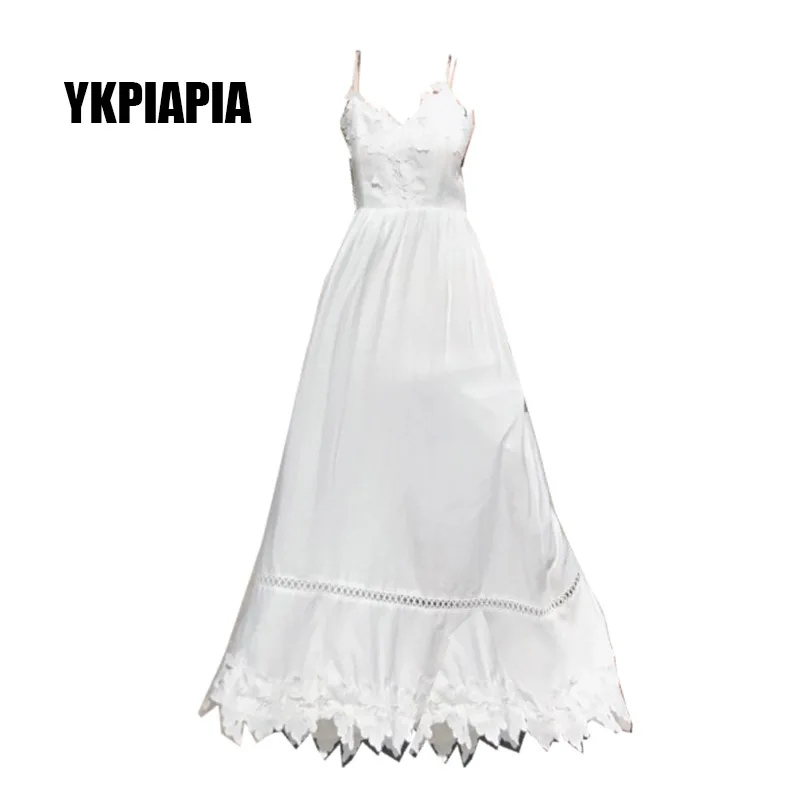 ЙКПИАПИА 2020 Платье Bali Beach Лето Новый продукт Veaside Белое каникулы Vacanza Сказочная Таиланд Бретель на.