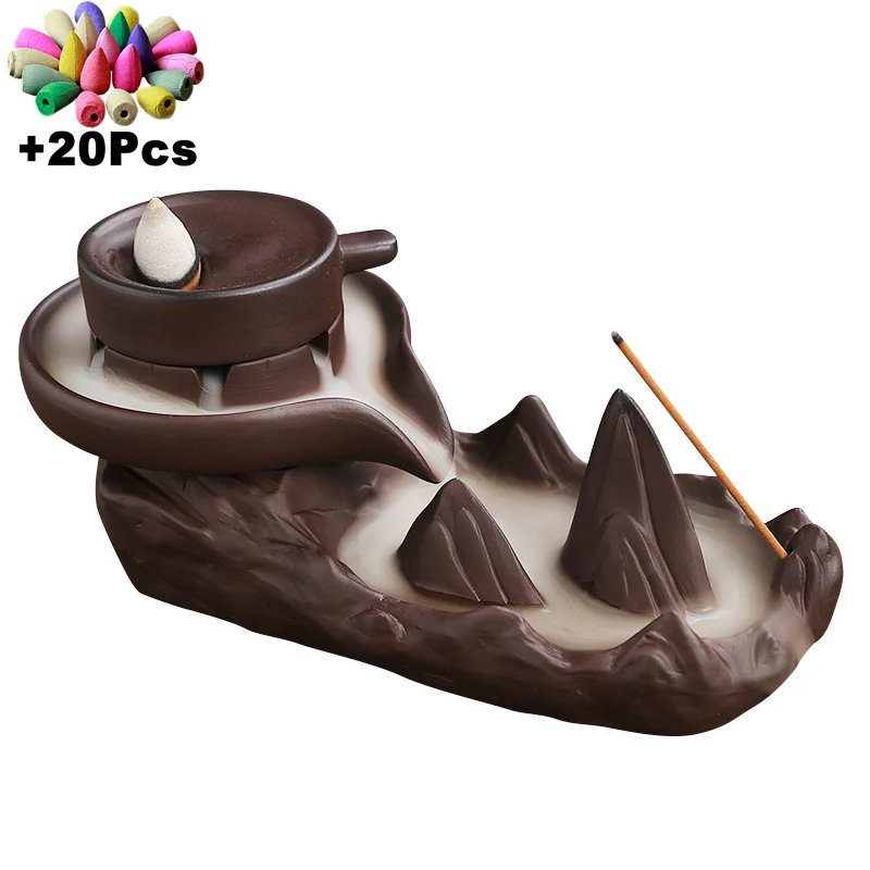 Ароматическая палочка держатель для благовоний с водопадом|Благовония и