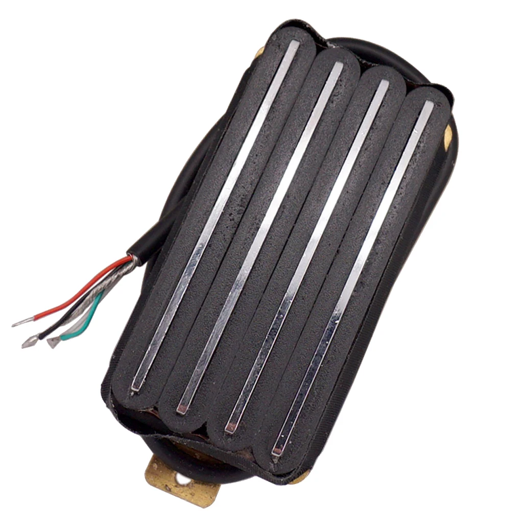

Hot Rail 4-Dual Blade Electric Guitar Humbucker Pickups, Black