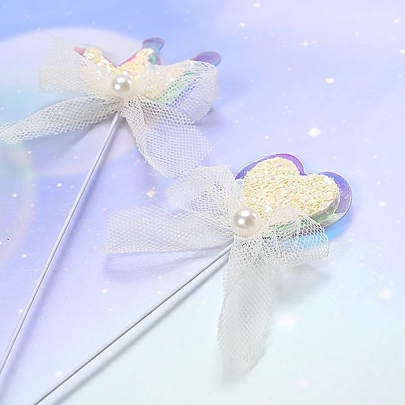 Топпер для свадебного кекса 2 шт. розовая блестящая корона жемчужные стандартные