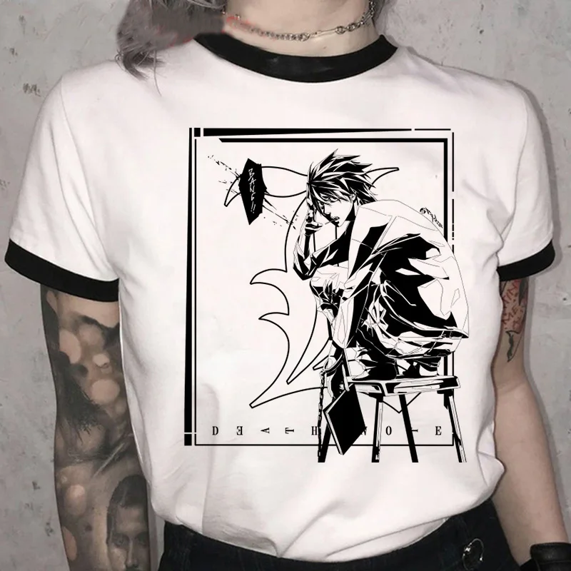 Футболка мужская летняя с принтом Death Note | Мужская одежда