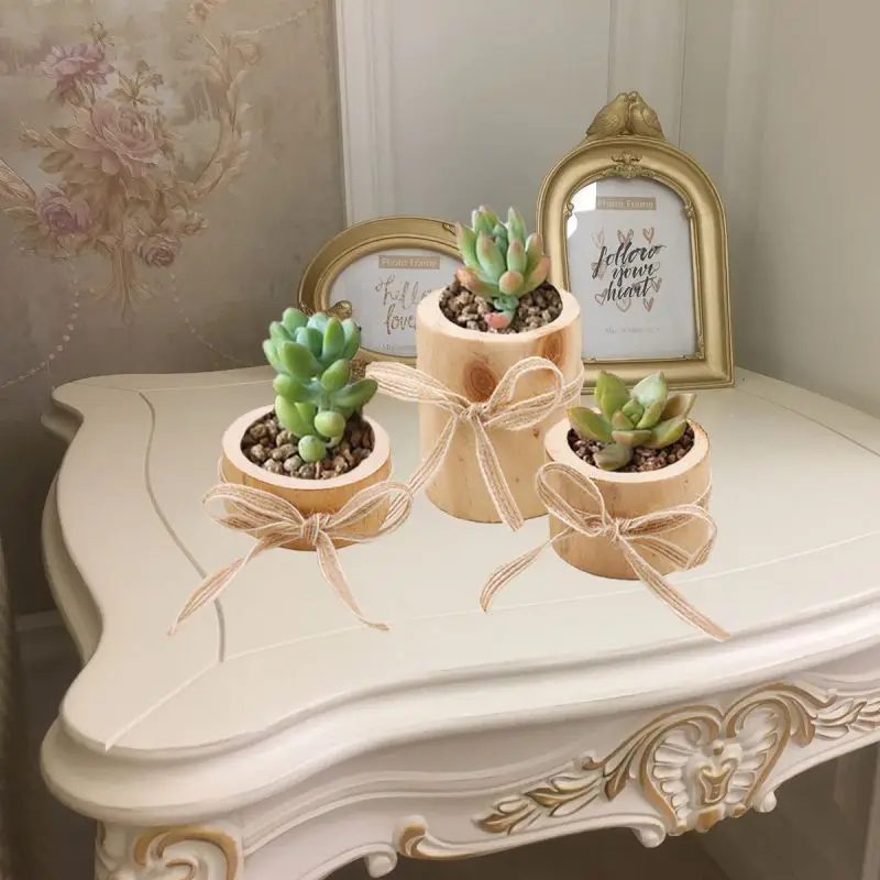 Деревянный подсвечник винтажный деревянный столб дизайнерские свечи держатель