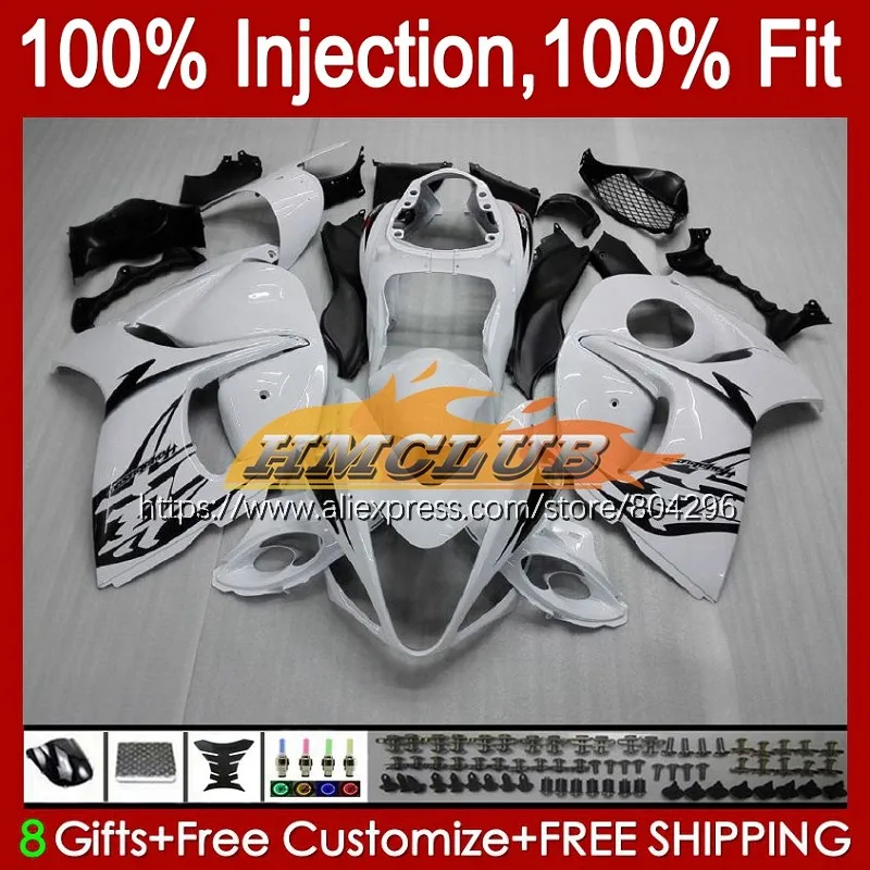 

Инъекция для SUZUKI Hayabusa GSXR1300 08 09 10 11 12 В наличии белый 44No.7 GSXR 1300 GSXR-1300 2008 2013 2014 2015 2016 обтекатель