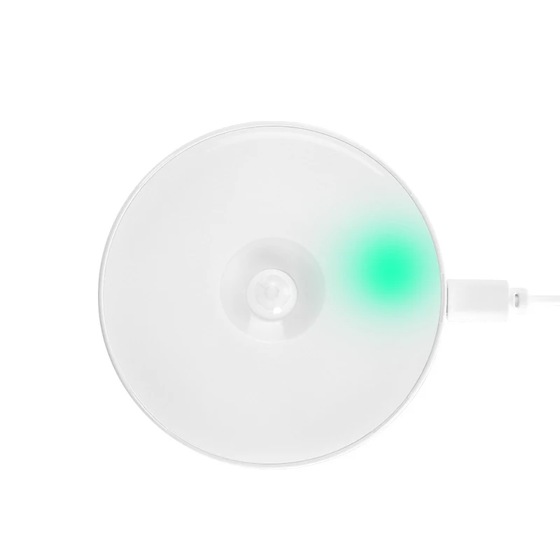 

Home Intelligent LED Motion Sensor Night Light USB Rechargeable Bedroom Wall Lamp Stairs Intelligent Body Light Sensor Lamp