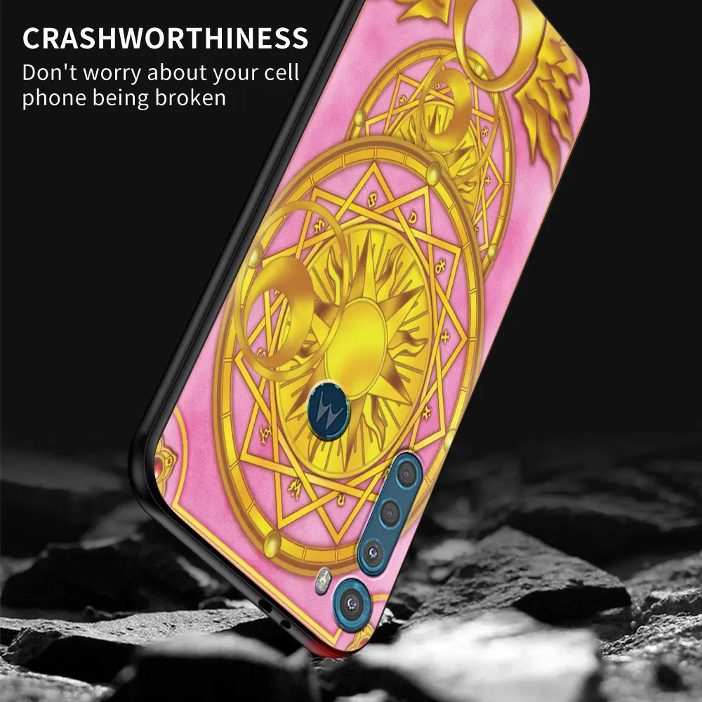 case for motorola moto g9 play g8 power lite one fusion plus hyper g30 g10 soft g stylus phone coque fundas sakura magic card free global shipping